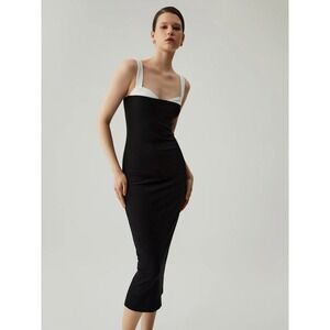 Commense Sweetheart Collar Cami‎ Bodycon Patchwork Cocktail Evening Party S